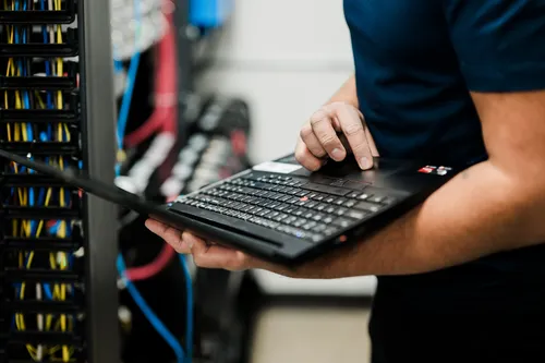 Adroit Technologies server room infrastructure